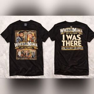 WWE WrestleMania Goes Hollywood 2023 T-Shirt “I Was There” LA Event Tee Unisex M